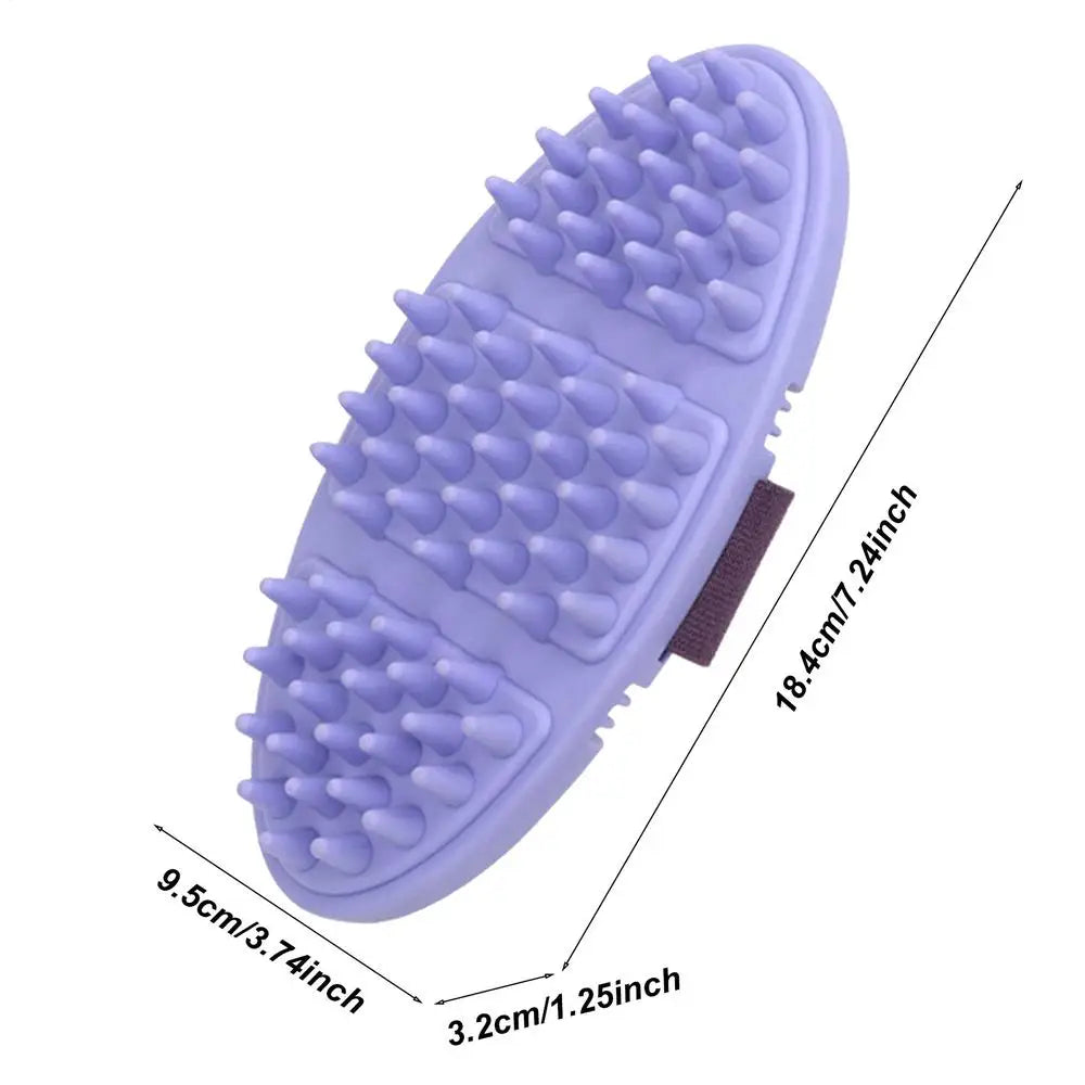 Flexible Large-Tip Curry Comb