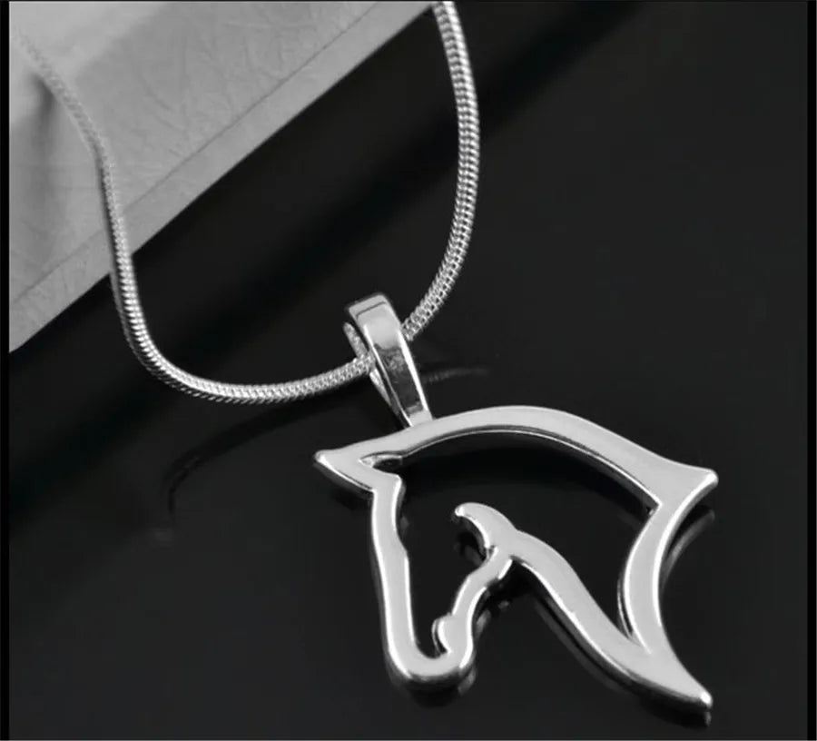 Horse Lover's Pendant Necklace - 3 Design Options