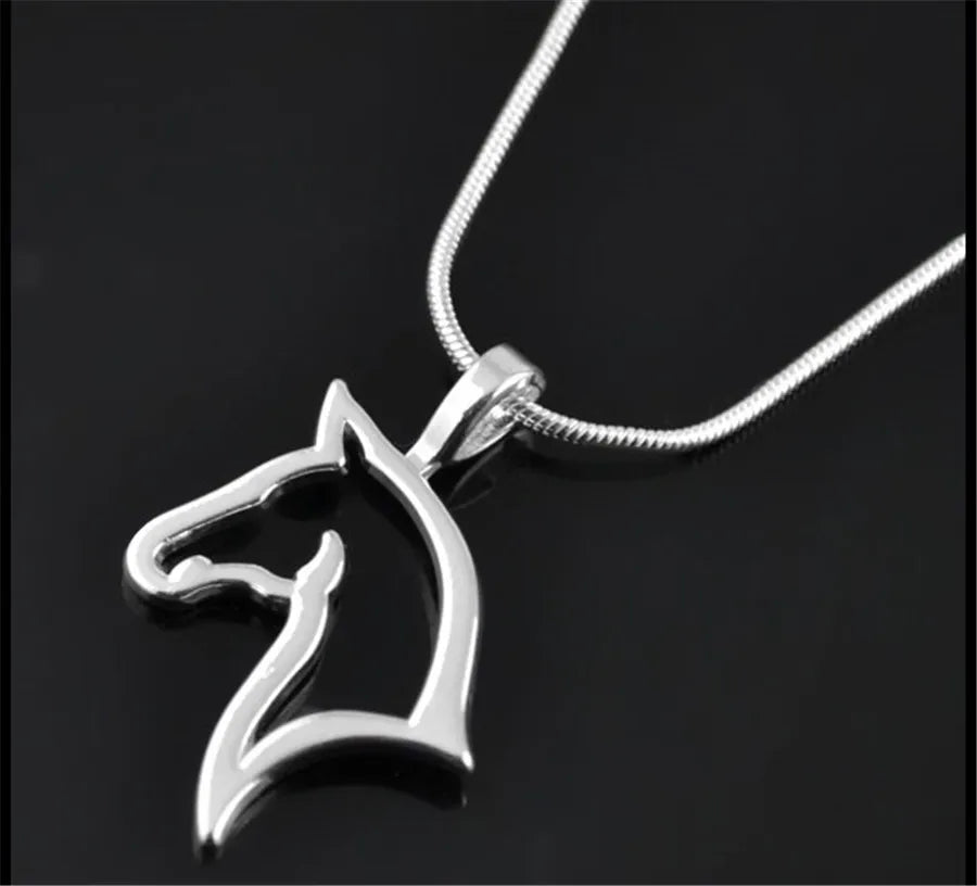 Horse Lover's Pendant Necklace - 3 Design Options