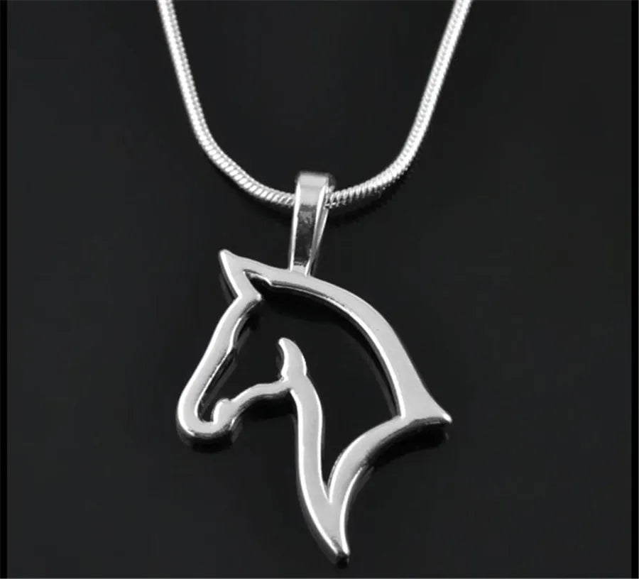 Horse Lover's Pendant Necklace - 3 Design Options