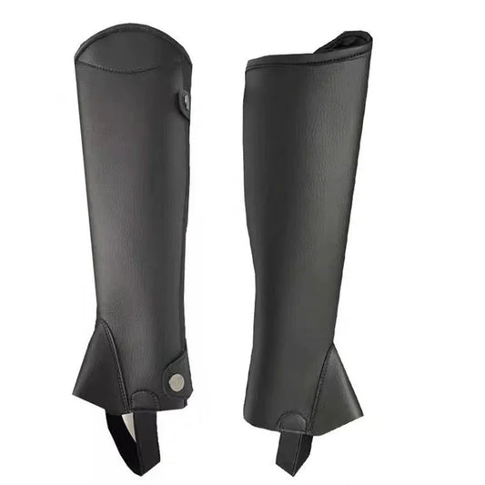 Half Chaps/ Durable Leg Protectors (Microfiber/Leather)