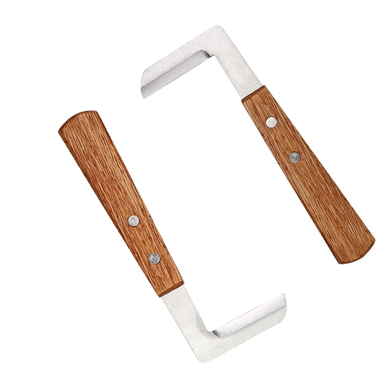 2Pcs Cattle Horse Repair Hoof Knife Hoof Cutter Right/left Hand Animal Foot Pruning Tool Shears Farm Veterinary Supplies