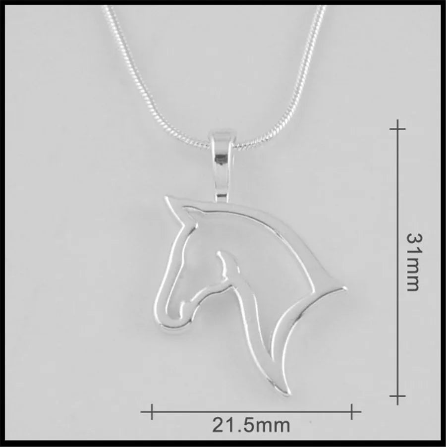 Horse Lover's Pendant Necklace - 3 Design Options