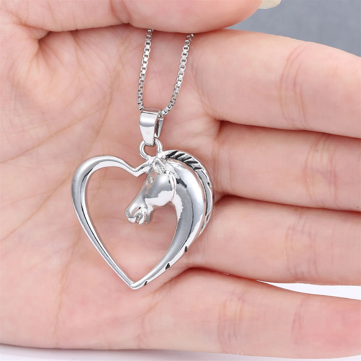 Horse Lover's Pendant Necklace - 3 Design Options