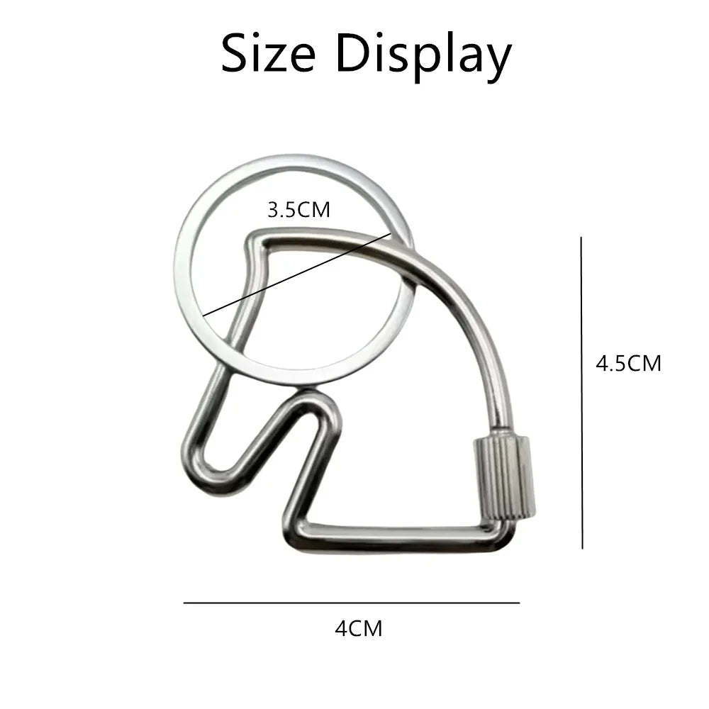 Horse head bag charm Suitable for bags Cheval key chain decorative buckle bag shoulder strap bag pendant H too speed key chain