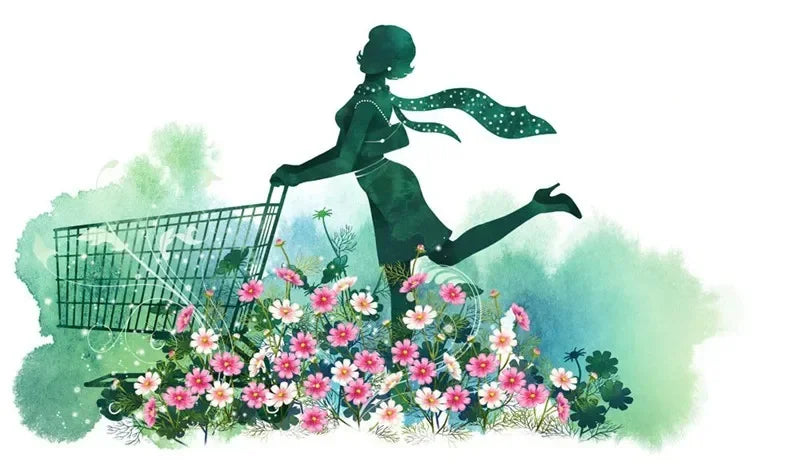 Black Line Horse Graphic Women's T-Shirt (Short Sleeve)