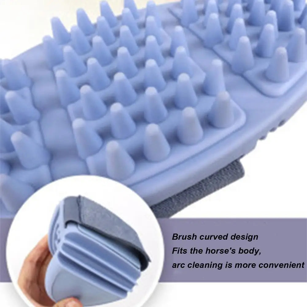 Flexible Large-Tip Curry Comb