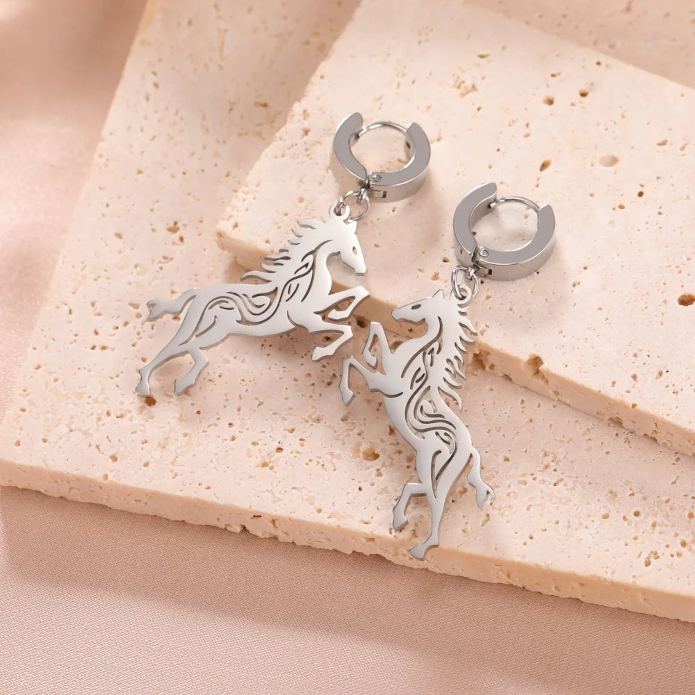 Horse Silhoutte Earrings
