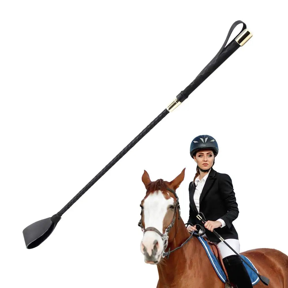 30/45/54CM Riding Crop PU Leather Horse Crop Whip Horse Double Slapper Horse Whip With Equestrianism For Horses Racing Tool