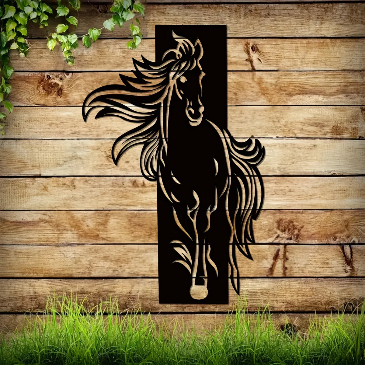 Free Spirit Horse Metal Wall Decor