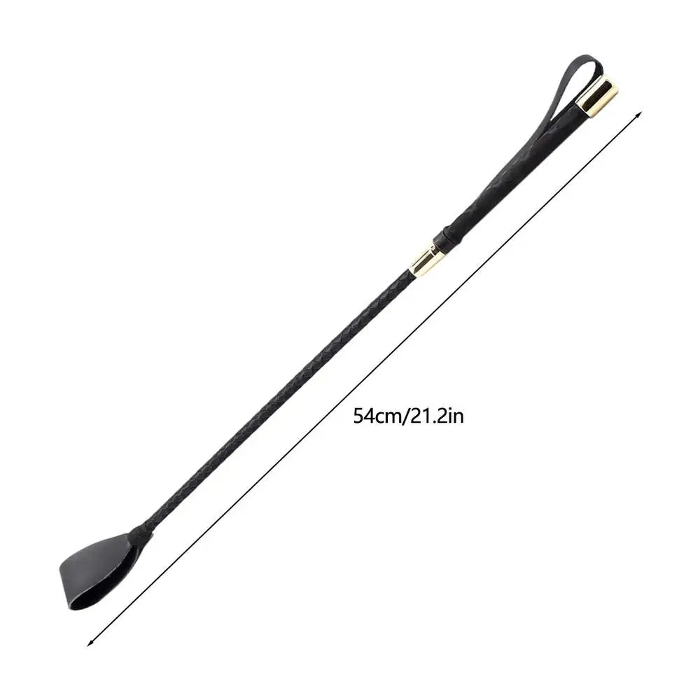 30/45/54CM Riding Crop PU Leather Horse Crop Whip Horse Double Slapper Horse Whip With Equestrianism For Horses Racing Tool