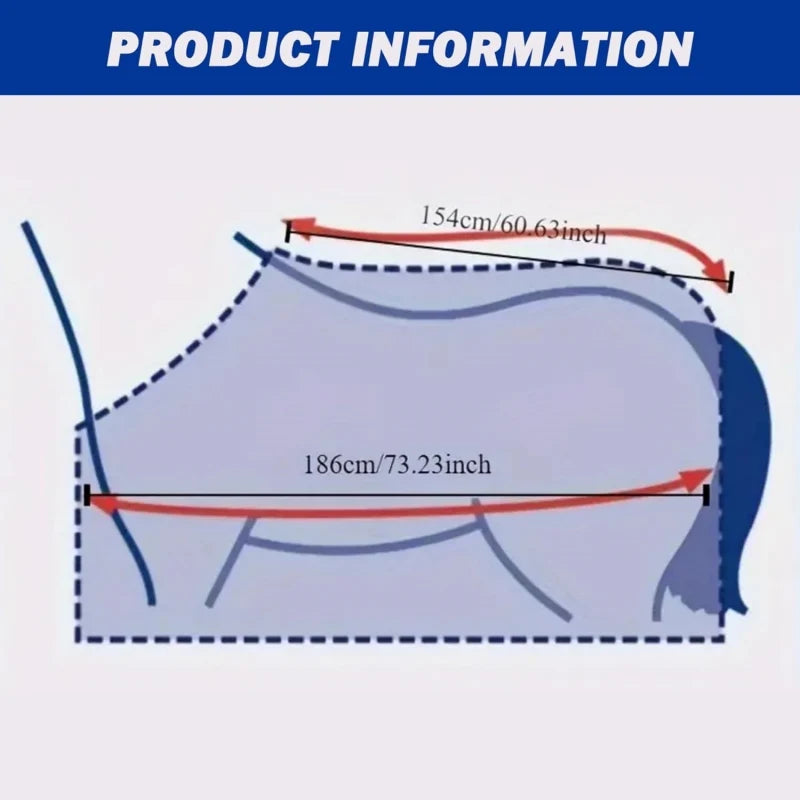 Horse Fly Sheet Breathable and UV Protective Tear-Resistant Neck Comfy Mesh Horse Fly Sheet Comfy Equine Summer with Buckle