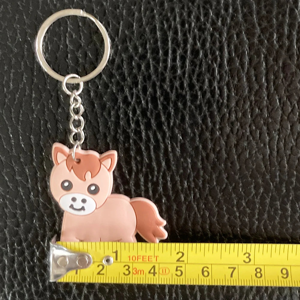 Horse Keychains & Silicone Bracelets (12Pc Sets)