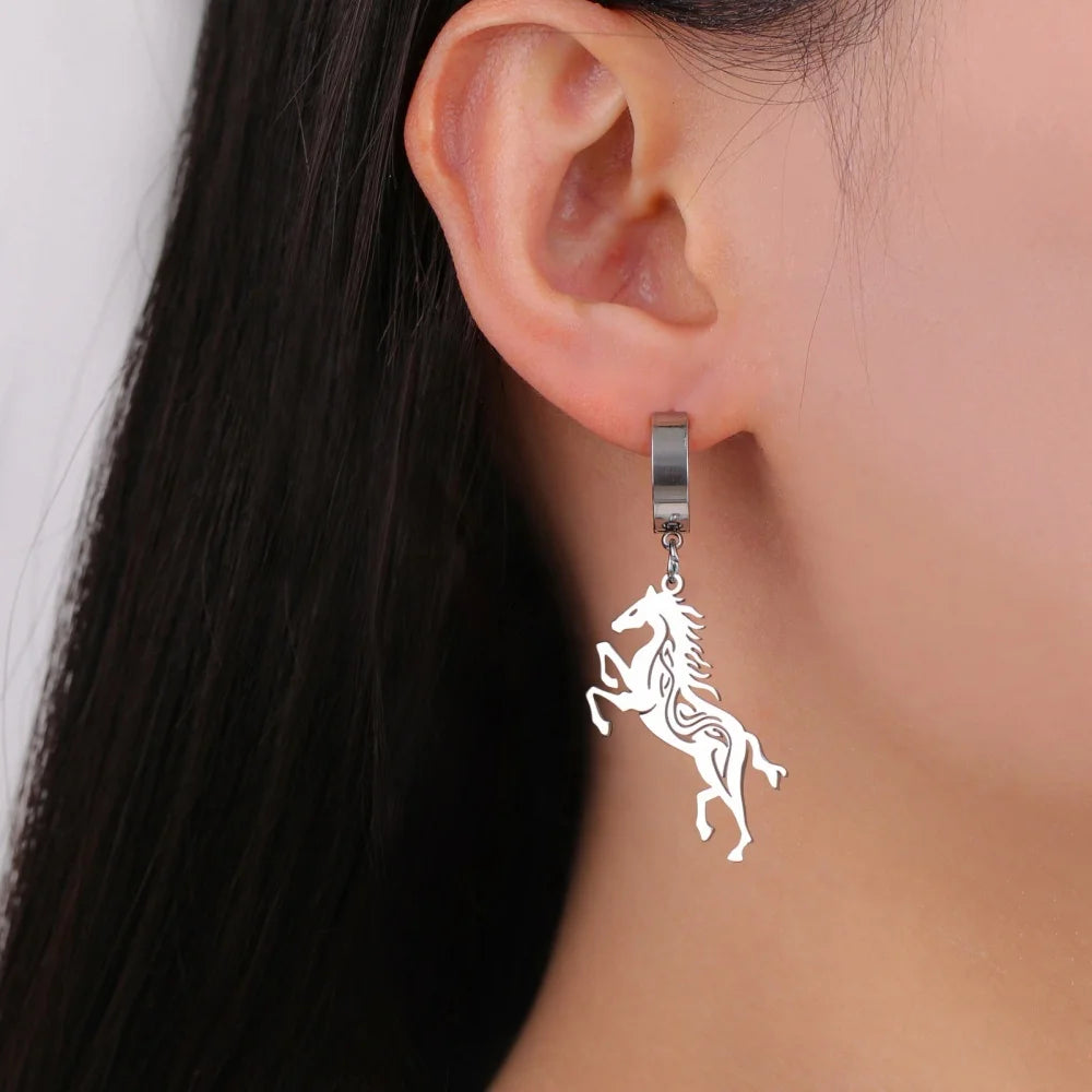 Horse Silhoutte Earrings