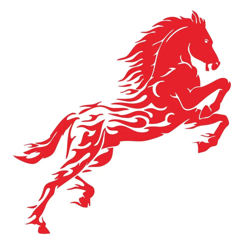 Handsome Horse Waterproof Vinyl Decal Car Accessories Pegatinas Para Coche DIY Car Styling19.5cm*20cm