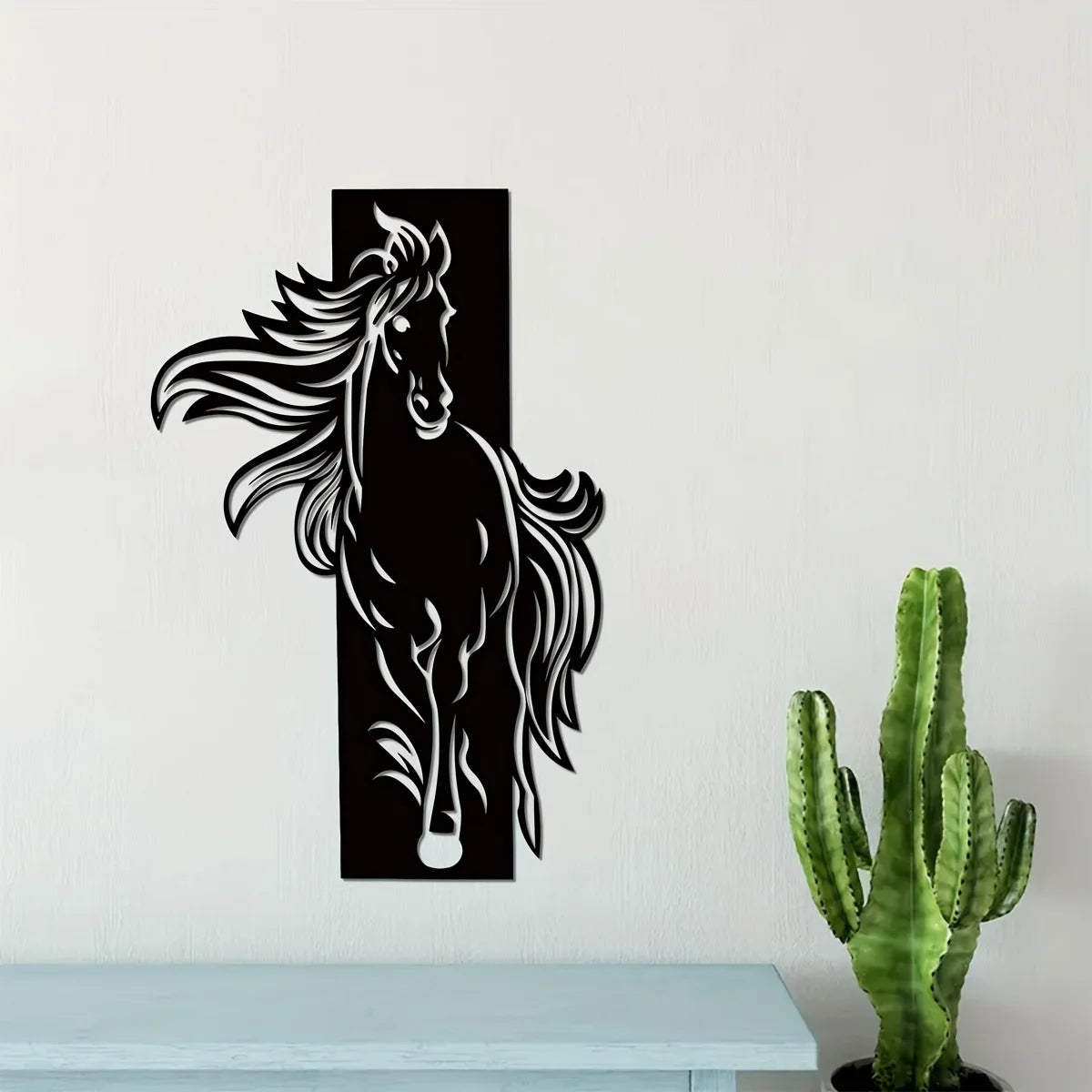 Free Spirit Horse Metal Wall Decor