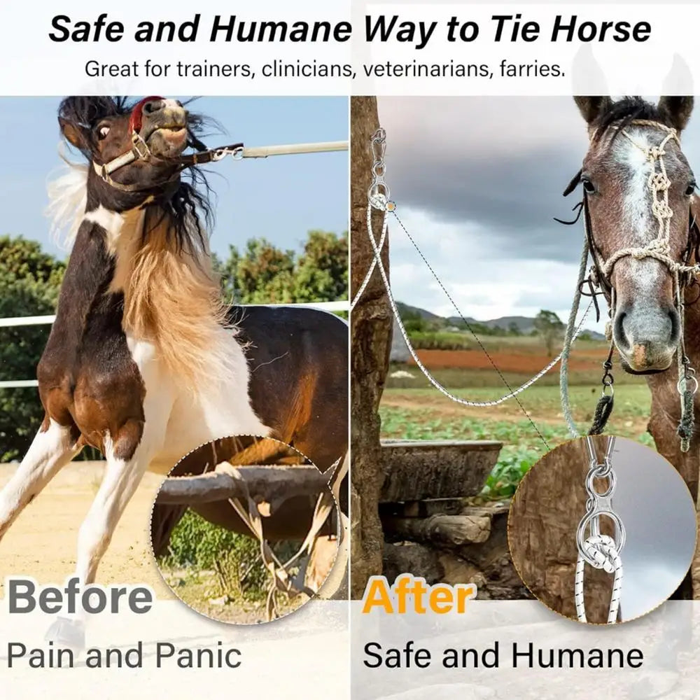 Horse Tack And Supplies Releases Stress Horse Tack Horse Tie Ring Sturdy Horse Supplies For Stake Lines Outside And Inside Horse