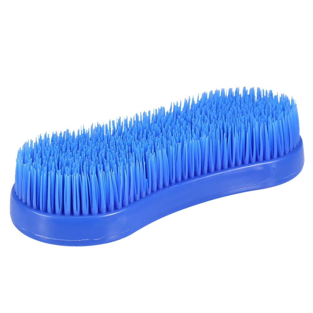 Equestrian Horse Brush Professional Horse Cleaning Grooming Silicone Brush Equestrian Massage Tool Silicone Horse Cleaning Brush