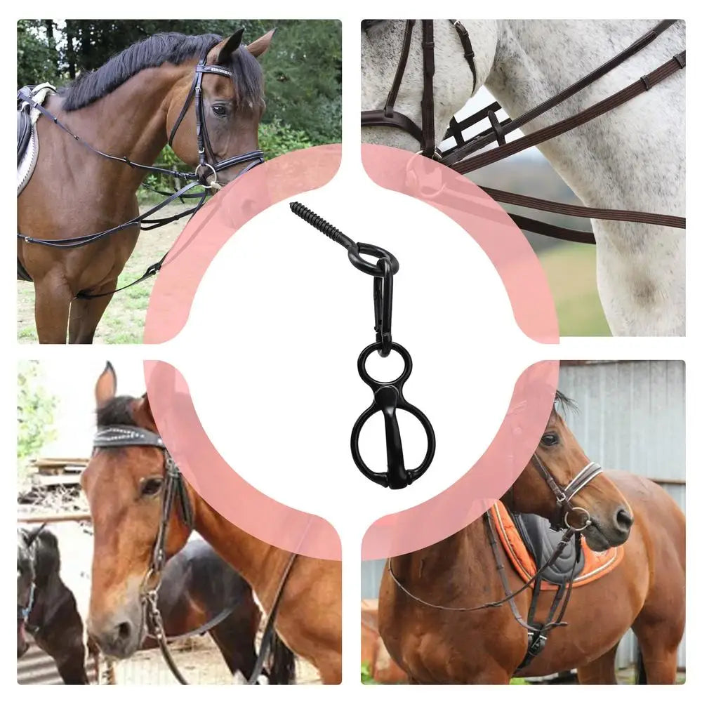 Horse Tack And Supplies Releases Stress Horse Tack Horse Tie Ring Sturdy Horse Supplies For Stake Lines Outside And Inside Horse