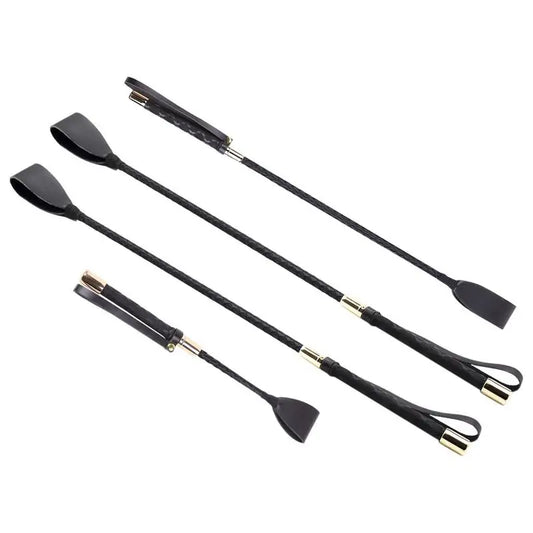 30/45/54CM Riding Crop PU Leather Horse Crop Whip Horse Double Slapper Horse Whip With Equestrianism For Horses Racing Tool