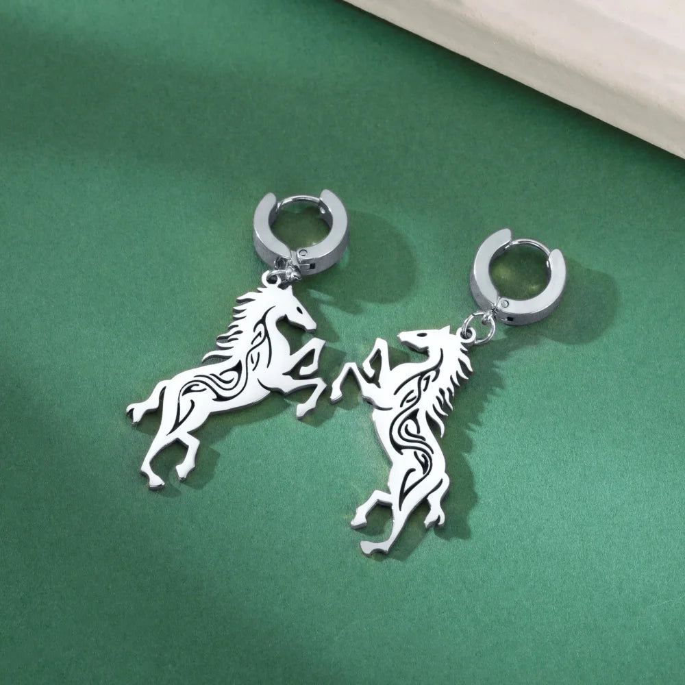 Horse Silhoutte Earrings