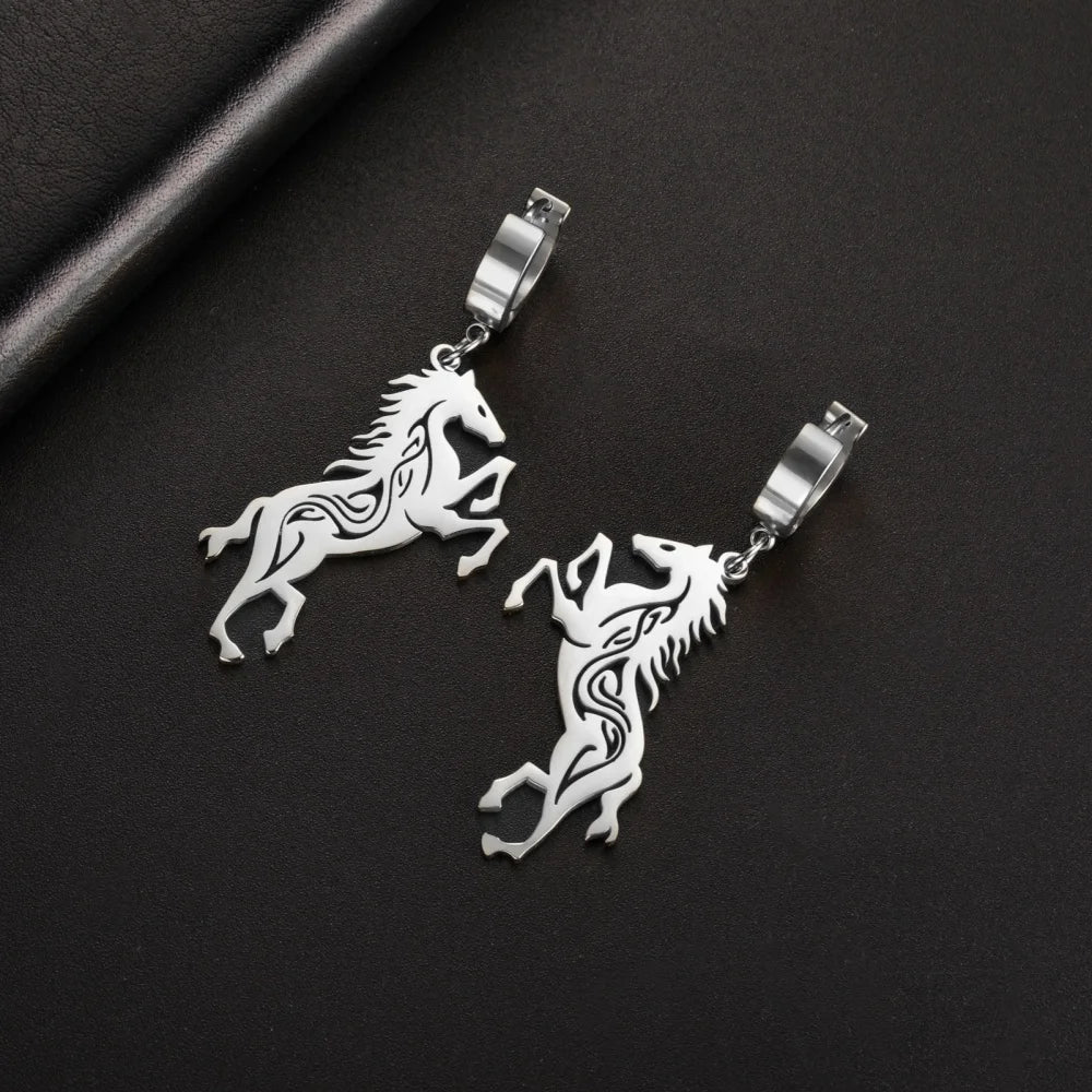 Horse Silhoutte Earrings