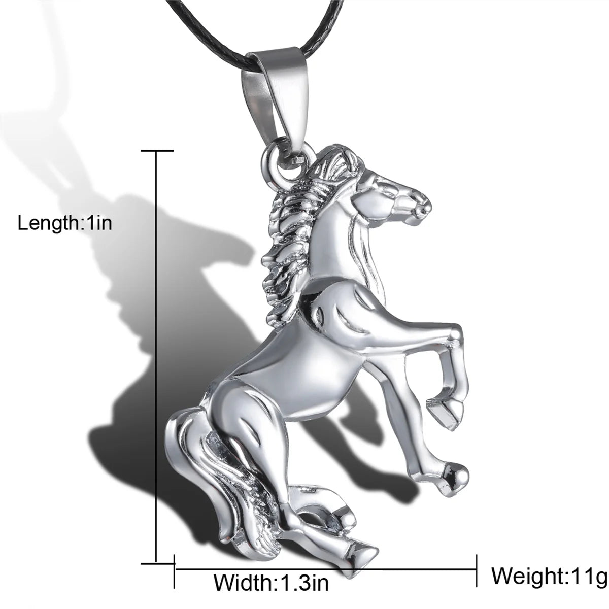 Horse Lover's Pendant Necklace - 3 Design Options