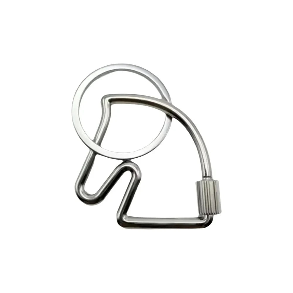 Horse head bag charm Suitable for bags Cheval key chain decorative buckle bag shoulder strap bag pendant H too speed key chain