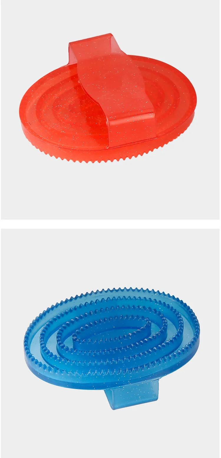 only 1 pc Massage brush horse washing tool Horse brush soft glue brush equestrian equipment horse brushing tool