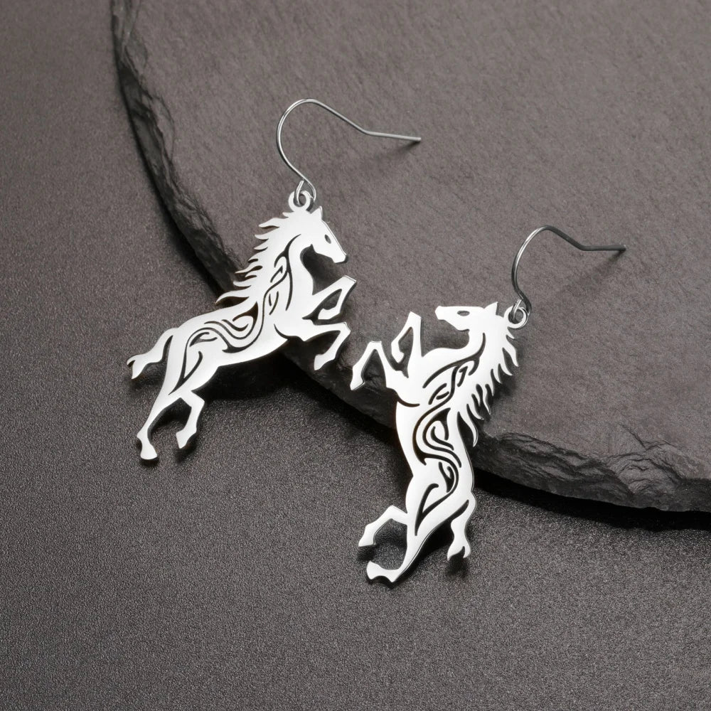 Horse Silhoutte Earrings