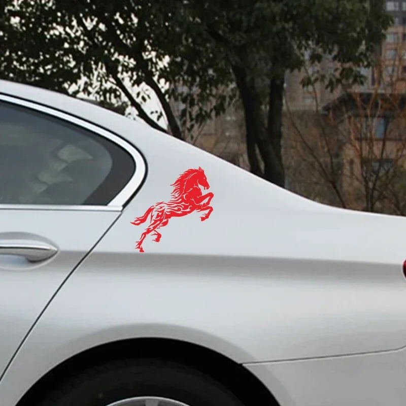 Handsome Horse Waterproof Vinyl Decal Car Accessories Pegatinas Para Coche DIY Car Styling19.5cm*20cm