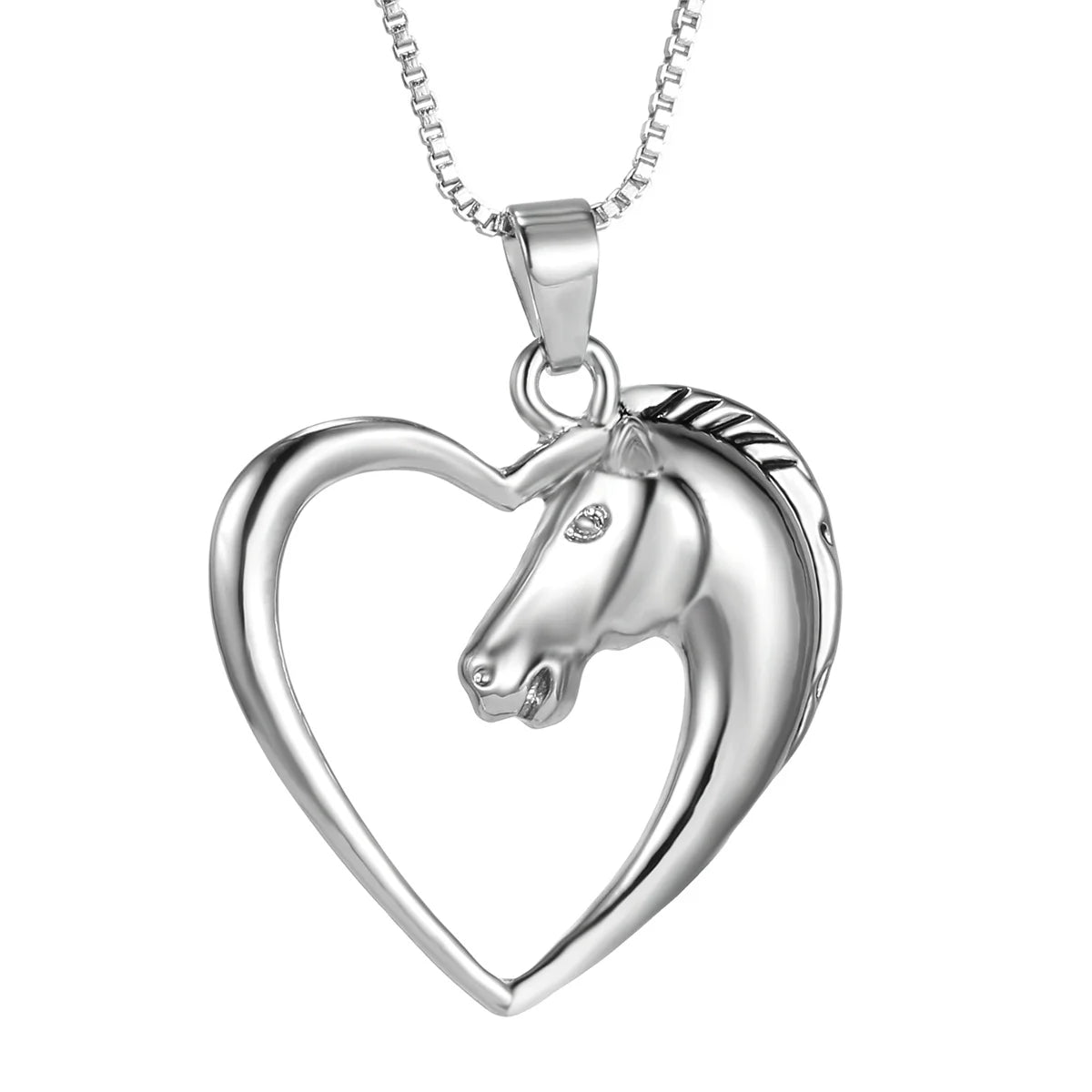 Horse Lover's Pendant Necklace - 3 Design Options
