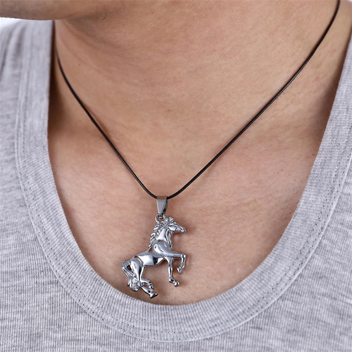 Horse Lover's Pendant Necklace - 3 Design Options