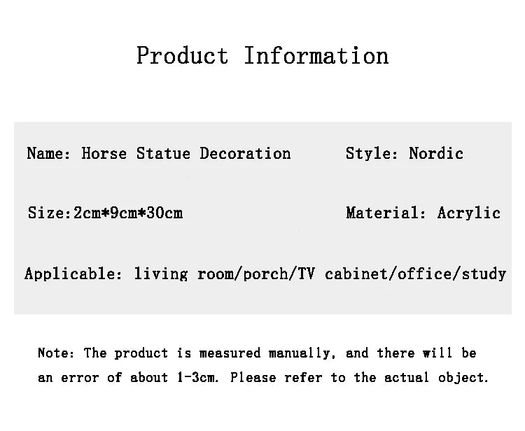 Crystal Horse Statue,Acrylic Artwork Ornament, Room Decor, Office Desktop Decorations, Crafts Sculpture, Luxury Gifts,Customized