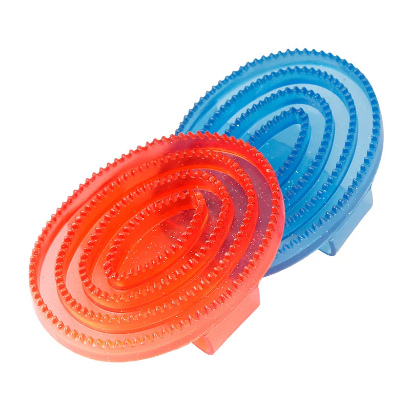 only 1 pc Massage brush horse washing tool Horse brush soft glue brush equestrian equipment horse brushing tool