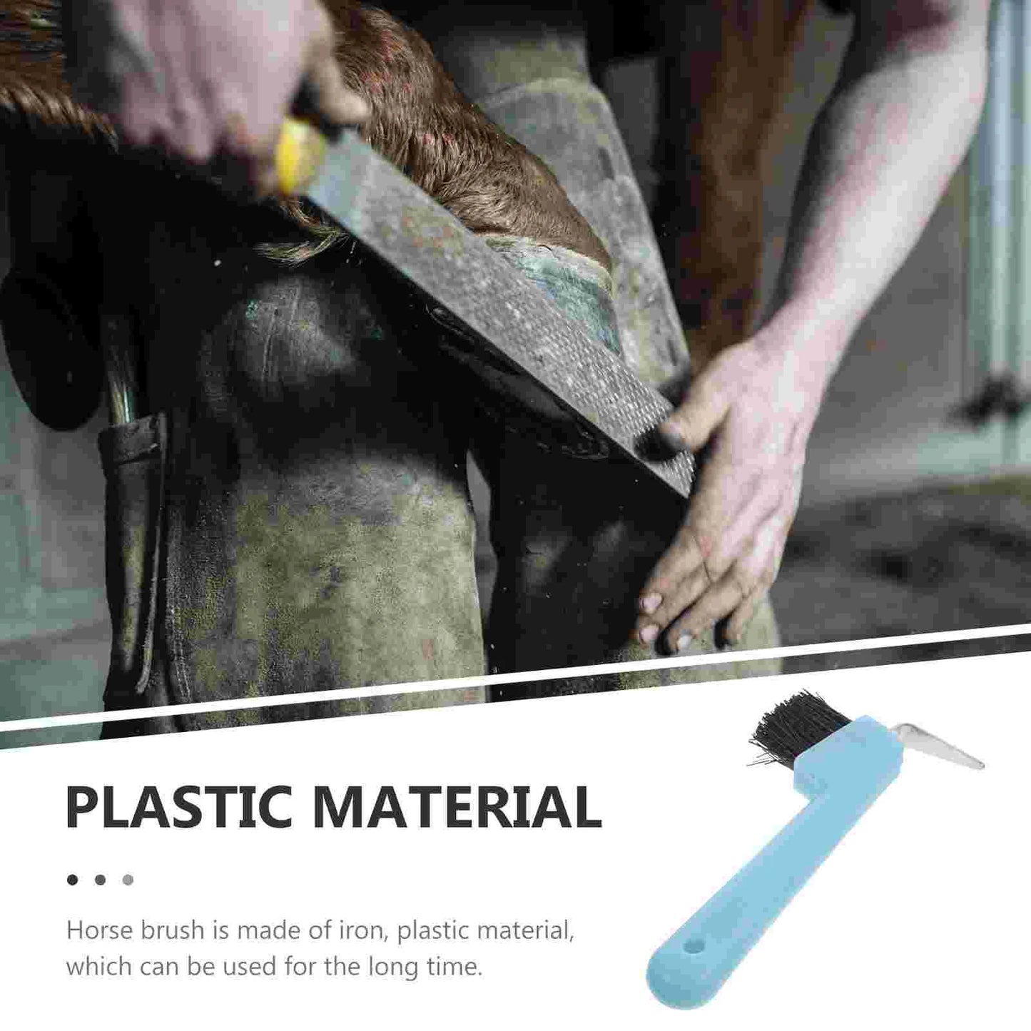 Hoof Pick Horse Brush Trimmer Grooming Grip Picks Hair Horses Portable Horseshoe Cleaning Tools