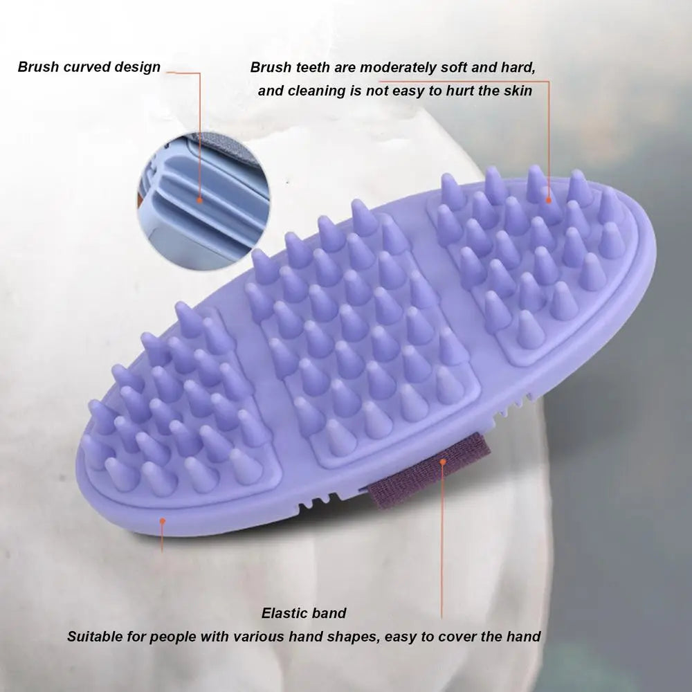 Flexible Large-Tip Curry Comb