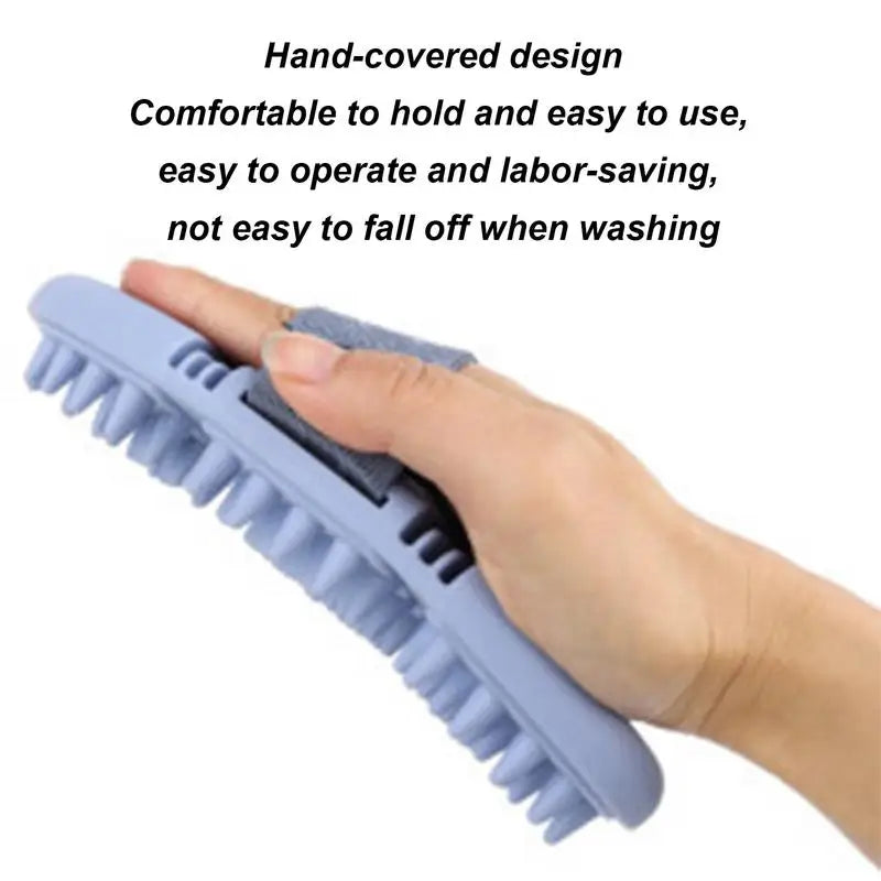 Flexible Large-Tip Curry Comb